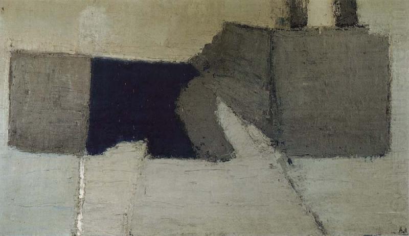 The Grey and Blue of Figure, Nicolas de Stael